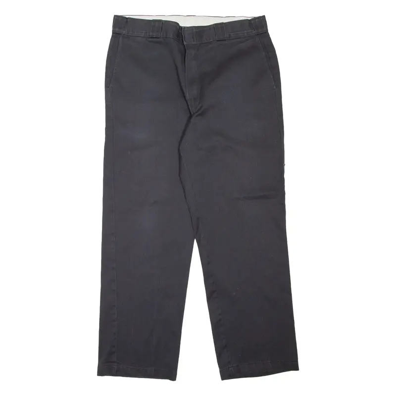 DICKIES 874 Workwear Mens Trousers Black Regular Straight W36 L30