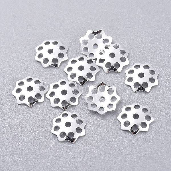 201 Stainless Steel Bead Caps
