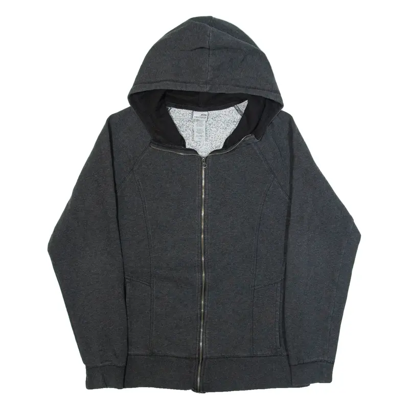 CHAMPION Womens Grey Hoodie Full Zip M