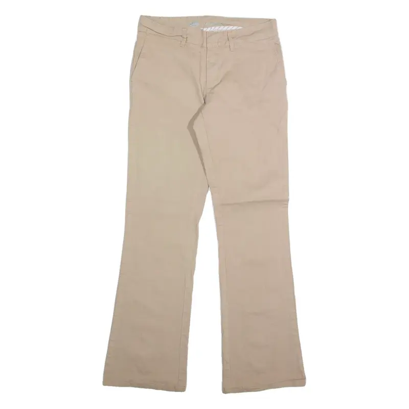 DICKIES Chino Womens Trousers Beige Slim Bootcut W28 L30