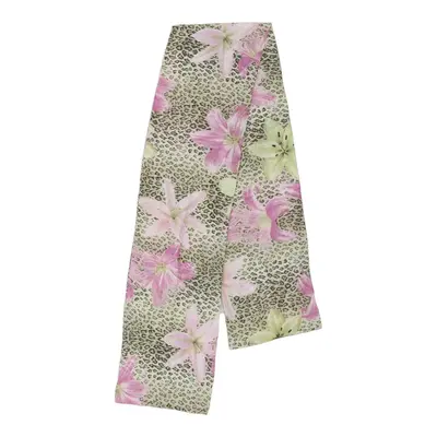 Unbranded Animal Print Scarf - No Size Green Polyester