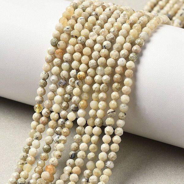 Natural Yellow Opal Beads Strands