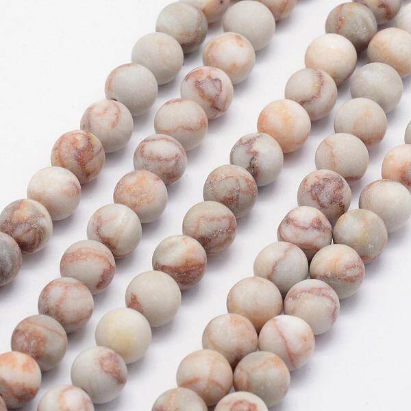 Natural Red Netstone Beads Strands