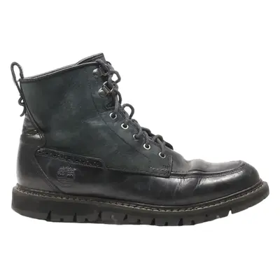 TIMBERLAND Lace-Up Boots Black Leather Mens UK 6.5