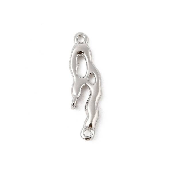 925 Sterling Silver Irregular Shaped Chandelier Component Links