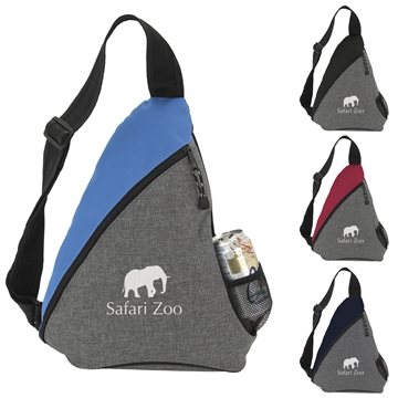 25 Custom Two-Tone Cutie Patootie Slingpack - Adjustable & Mesh ...