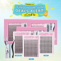 Fairy | Manga C Curl Wet Look DIY Lashes Extension Kit and Lash Clusters 8-18mm | Bond Seal and Remover Eyelash Makeup Eyelas...