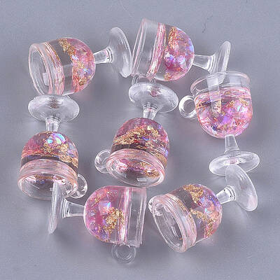 Resin Cup Pendants