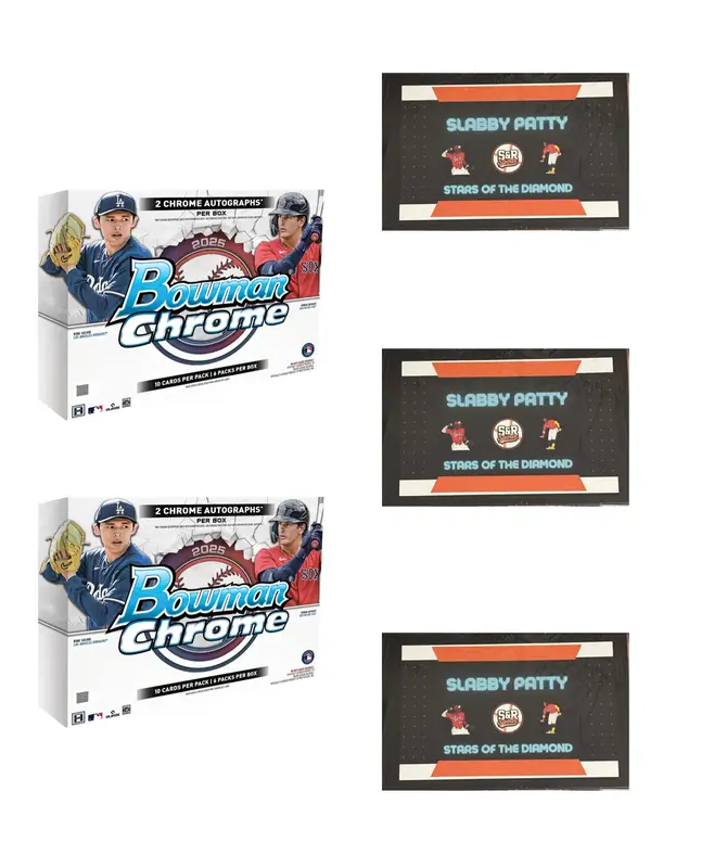 5 Box Mixer! 2x '25 Bowman Chrome + 3x Slabbys!
