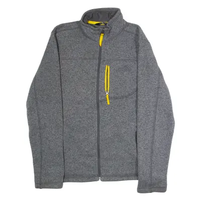 THE NORTH FACE Boys Fleece Jacket Grey Knit L