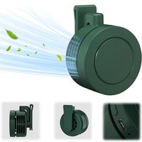 Portable Silent Mini Bladeless Fan Clip On, Small Whirlwind Fans for Waist Clip Fan, 3 Speeds USB Rechargeable, Wearable Cool...