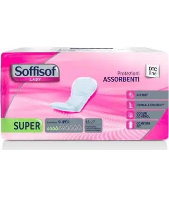 Soffisof Lady Super Dry - Pads 15 pcs