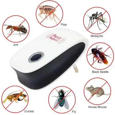 Electronic Ultrasonic Healthy Rechargeble Anti Mosquito Insect Pest Reject Mouse Repellent Repeller Practical Home EUUS Plug ...