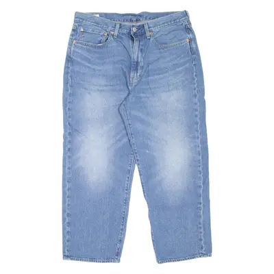 LEVI'S Stay Loose Mens Jeans Blue Loose Tapered Stone Wash W34 L26
