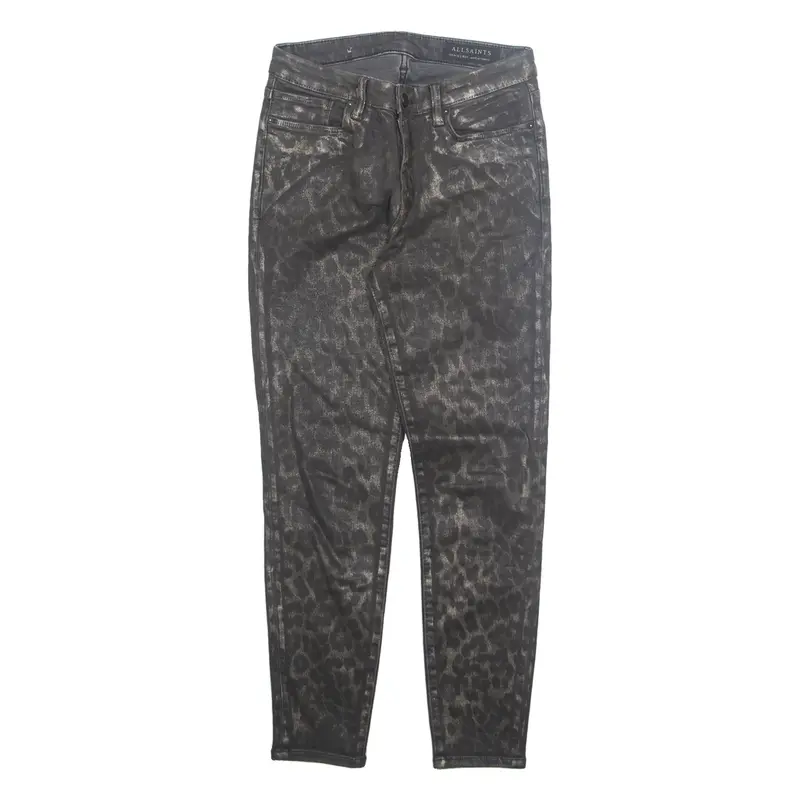 ALL SAINTS Womens Jeans Grey Slim Skinny W25 L27