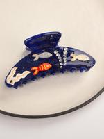 Cute Cartoon Fish Pattern Hair Claw Clip, Rhinestone Decor Hair Accessories for Women & Girls, Elegant All-match Fashion Acce...