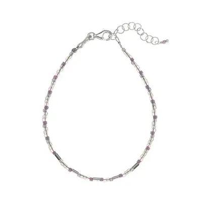 Alisia Elegant bracelet with Miyuki beads AL4352-Silver