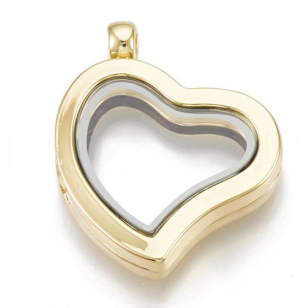 Alloy Magnetic Locket Pendants