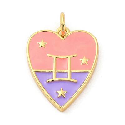 Brass Enamel Pendants