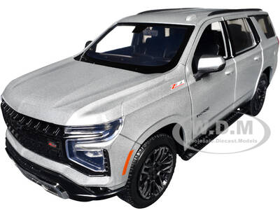 2025 Chevrolet Tahoe Z71 Gray Metallic Timeless Legends Series 1/24 Diecast Model Car by Motormax