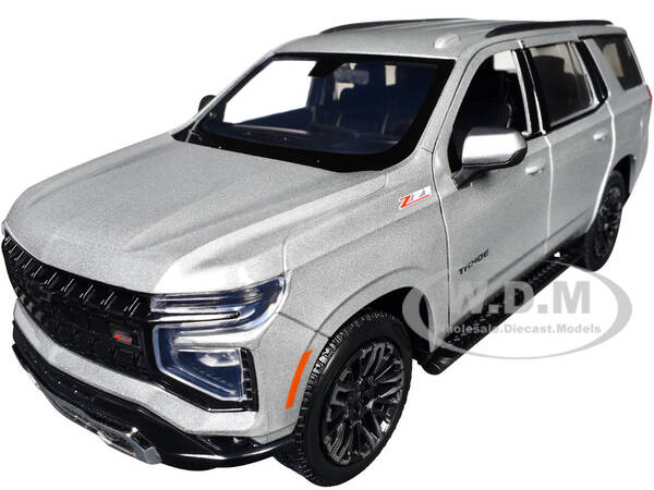 2025 Chevrolet Tahoe Z71 Gray Metallic Timeless Legends Series 1/24 Diecast Model Car by Motormax