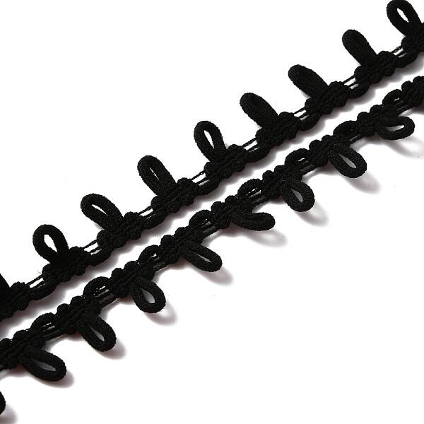 Polyester Braid Trims with Elastic Button Loops
