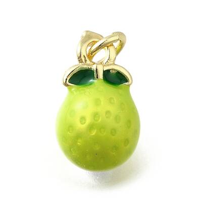 Brass with Enamel Charms