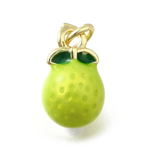 Brass with Enamel Charms