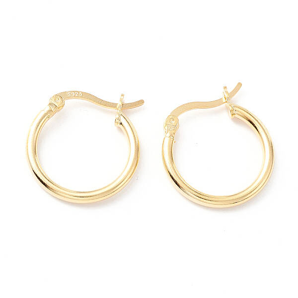 925 Sterling Silver Hoop Earrings