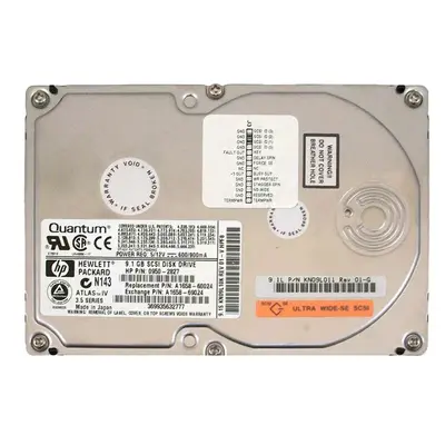 A1658-60024 HP 9.1GB Wide Ultra2 SCSI 7200 3.5-inch Hard Drive