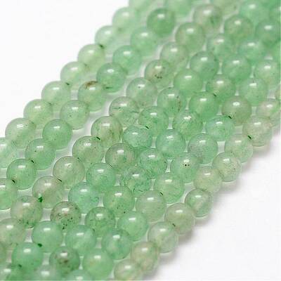 Natural Green Aventurine Beads Strands