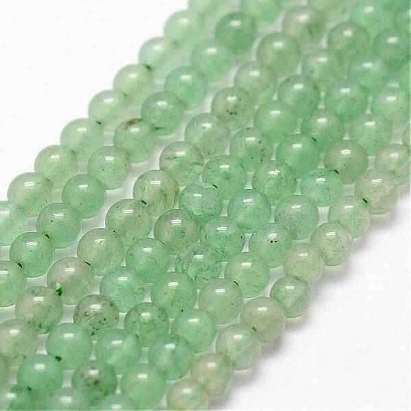 Natural Green Aventurine Beads Strands