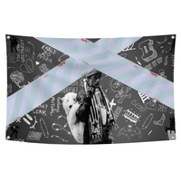 New album Luv Is Rage 2 Flag Tapestry 3x5 Ft with Brass Grommets for College Dorm Man Cave Bedroom Living Room Wall Decor