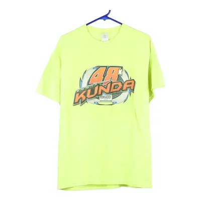 Port & Company Nascar T-Shirt - Medium Green Cotton