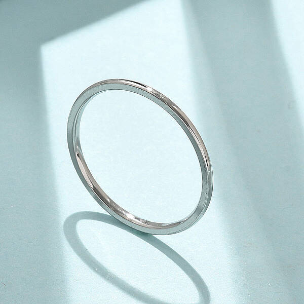 304 Stainless Steel Plain Band Rings