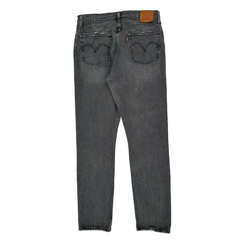 Levis Slim Fit Jeans - 31W 31L Grey Denim