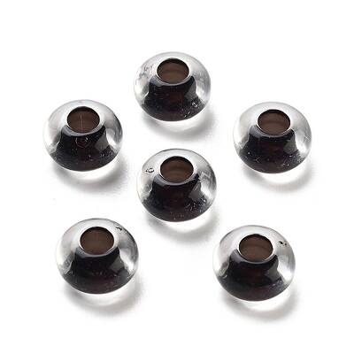 Transparent Acrylic European Beads