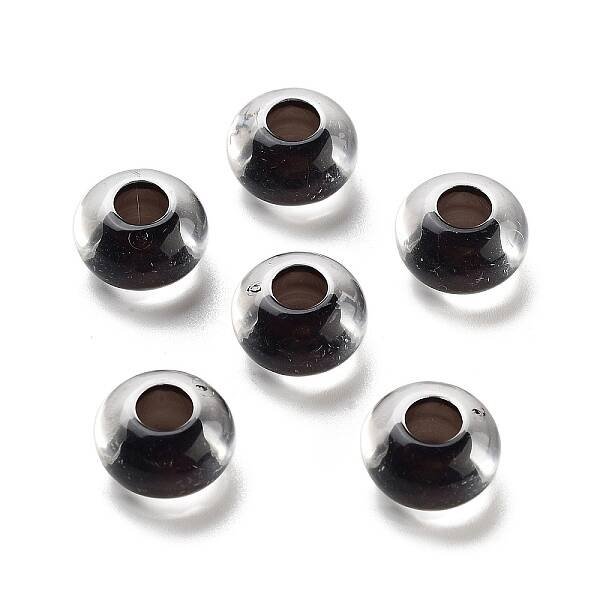 Transparent Acrylic European Beads