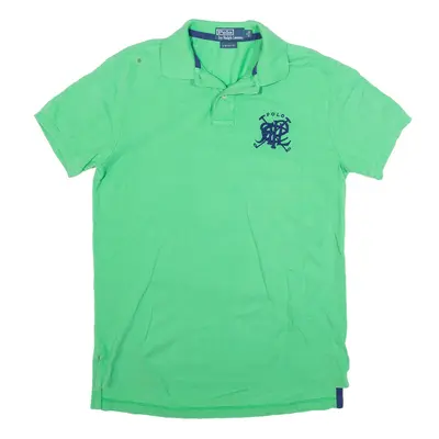 POLO RALPH LAUREN Polo Shirt Green Short Sleeve Mens M