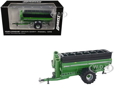 Brent 1398 Avalanche Grain Cart with Flotation Tires Green 1/64 Diecast Model by SpecCast