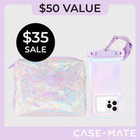 Waterproof Beach Zip Pouch and Waterproof Floating Pouch Bundle