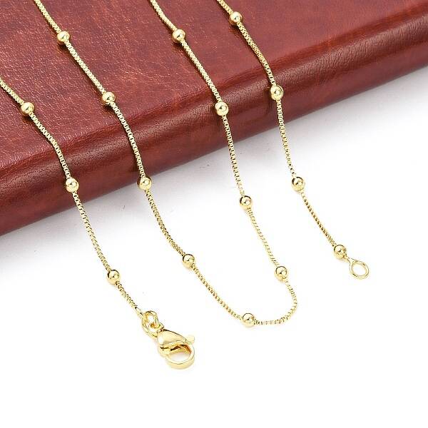Brass Satellite Chains Necklace for Women