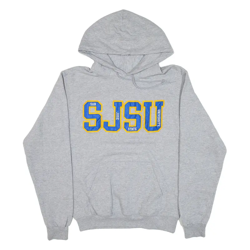 CHAMPION San Jose State University Womens Grey Hoodie USA S