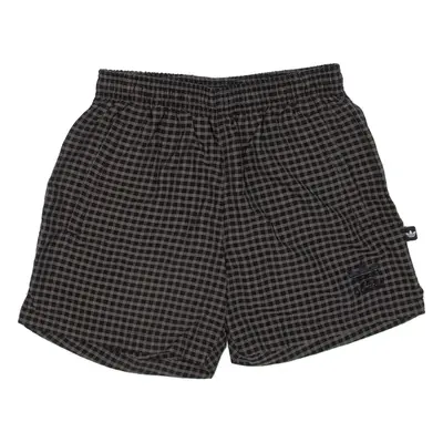 ADIDAS Lining Mens Swimming Shorts Black Relaxed Check M W30