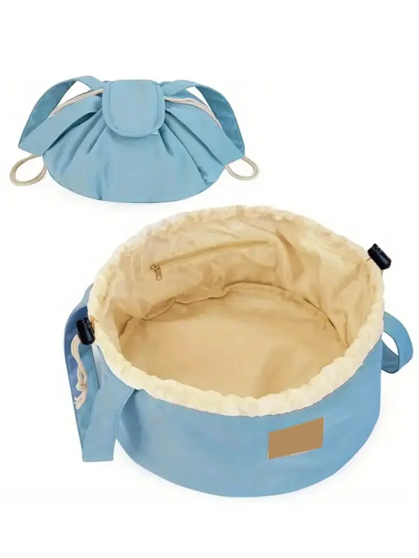 Extendable & Waterproof Makeup Bag, Adjustable Strap Travel Cosmetic Bag, Zipper Makeup Organizer Pouch, Makeup Bags, Versati...