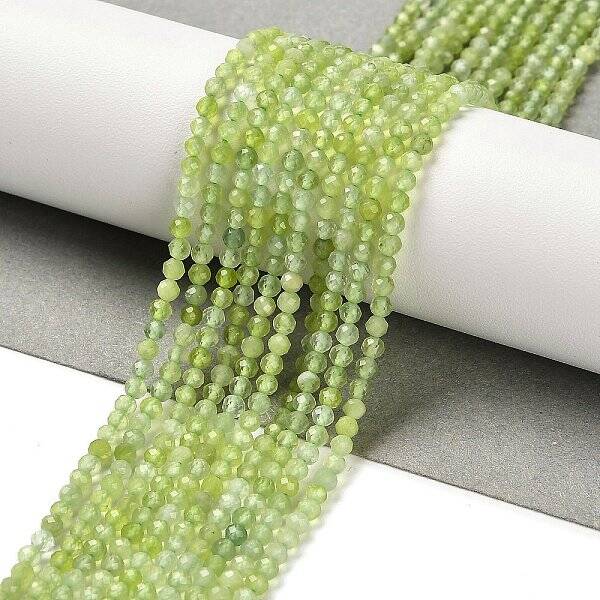 Natural Xiuyan Jade Beads Strands