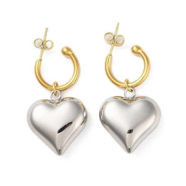 Non-Tarnish 304 Stainless Steel Pendant Earrings