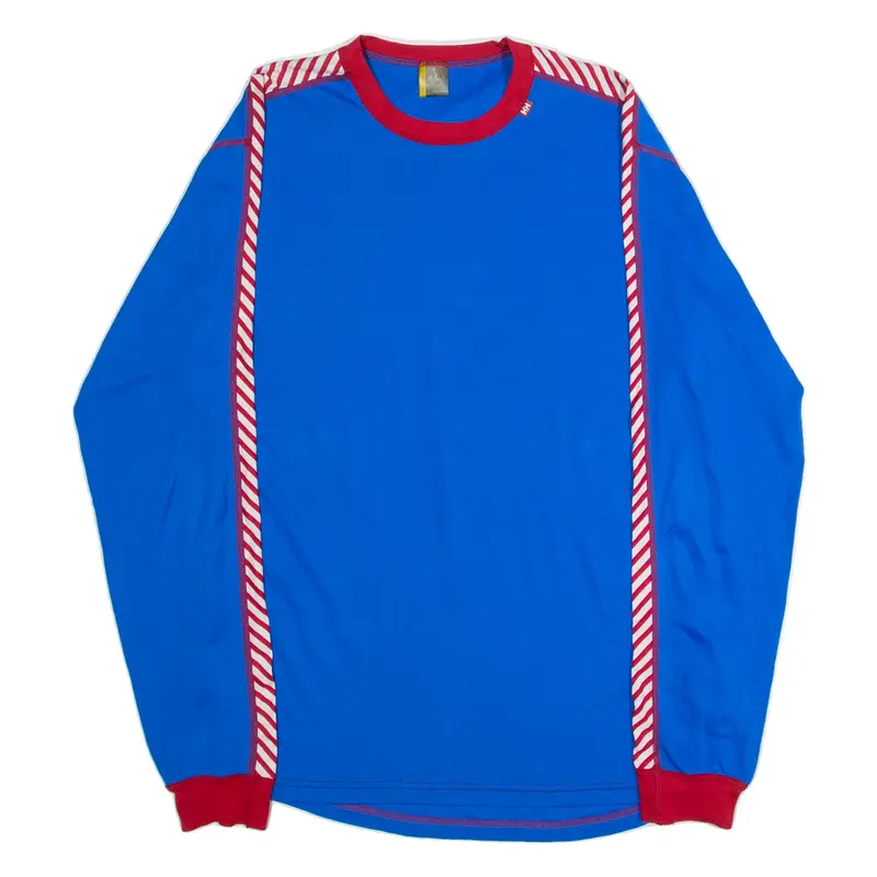 HELLY HANSEN Mens T-Shirt Blue Long Sleeve XL