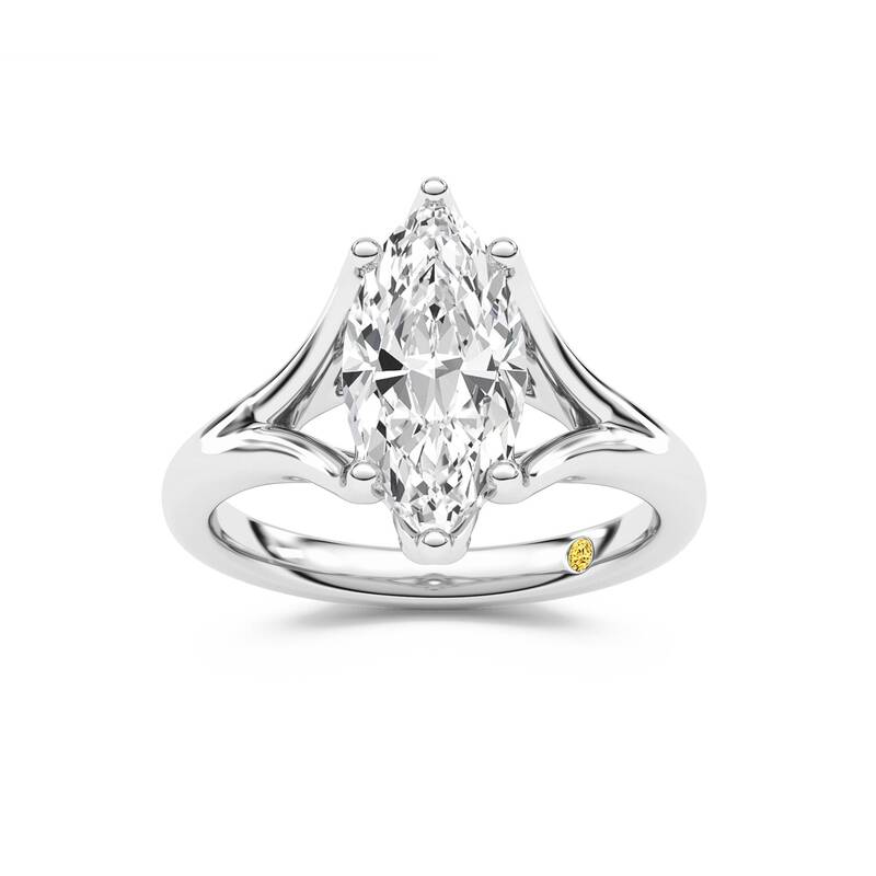 Rosie Marquise Lab Grown Diamond Engagement Ring | 14K White Gold 1 CT. TW.
