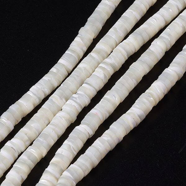 Natural Trochid Shell/Trochus Shell Beads Strands